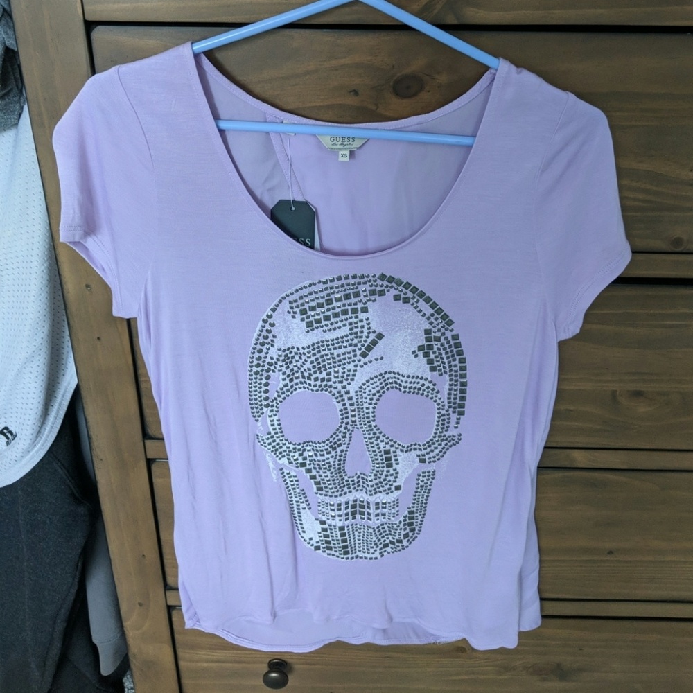 Guess open back blouse